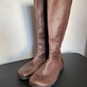 Birkenstock Farmington Riding boots Brown Leather Knee-High Boots